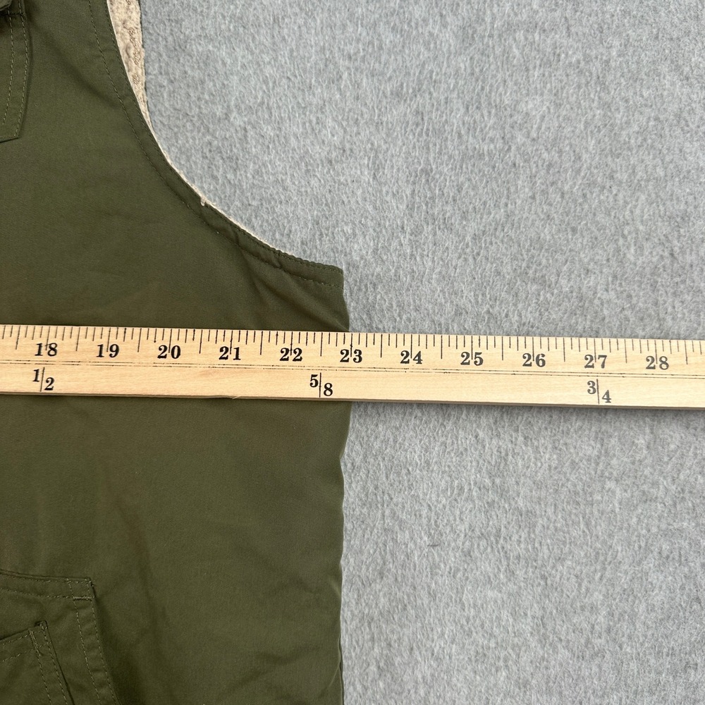 Sonoma Vest Womens XL Life Style Olive Green Sherpa Lined Hooded Utility - Picture 8 of 12